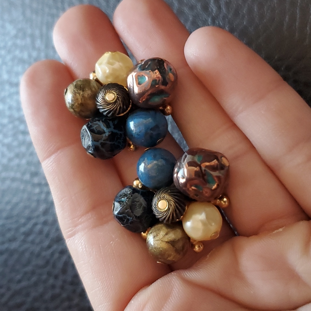 Vtg Hattie Carnegie Clip On Earrings 60$